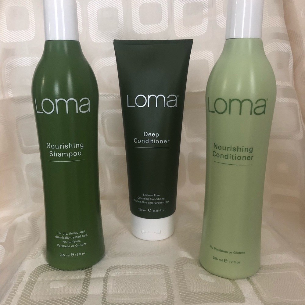 NEW FULL SIZE Set of 3 LOMA Haircare Products!